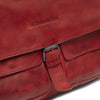 Leather Shoulder Bag Red Interlaken