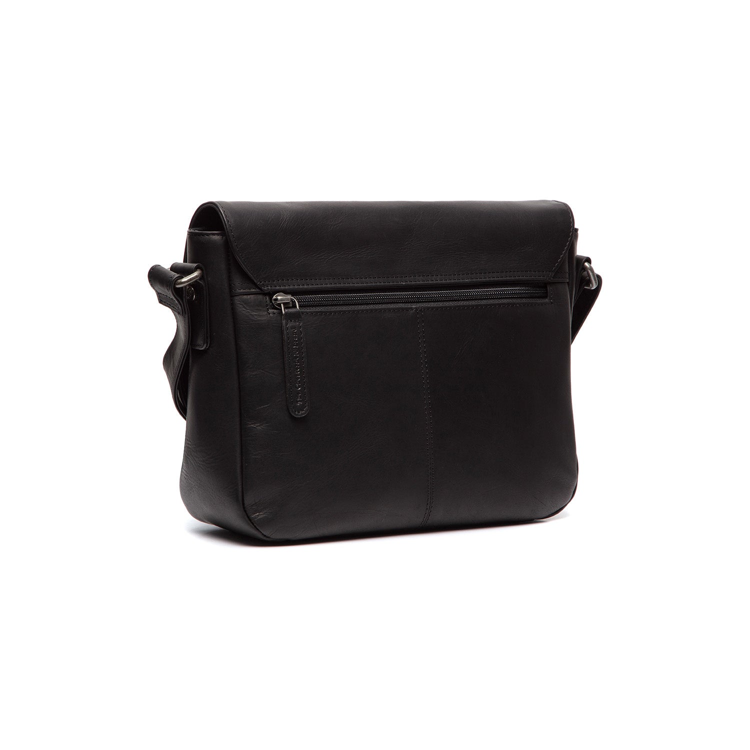 Leather Shoulder Bag Black Montana