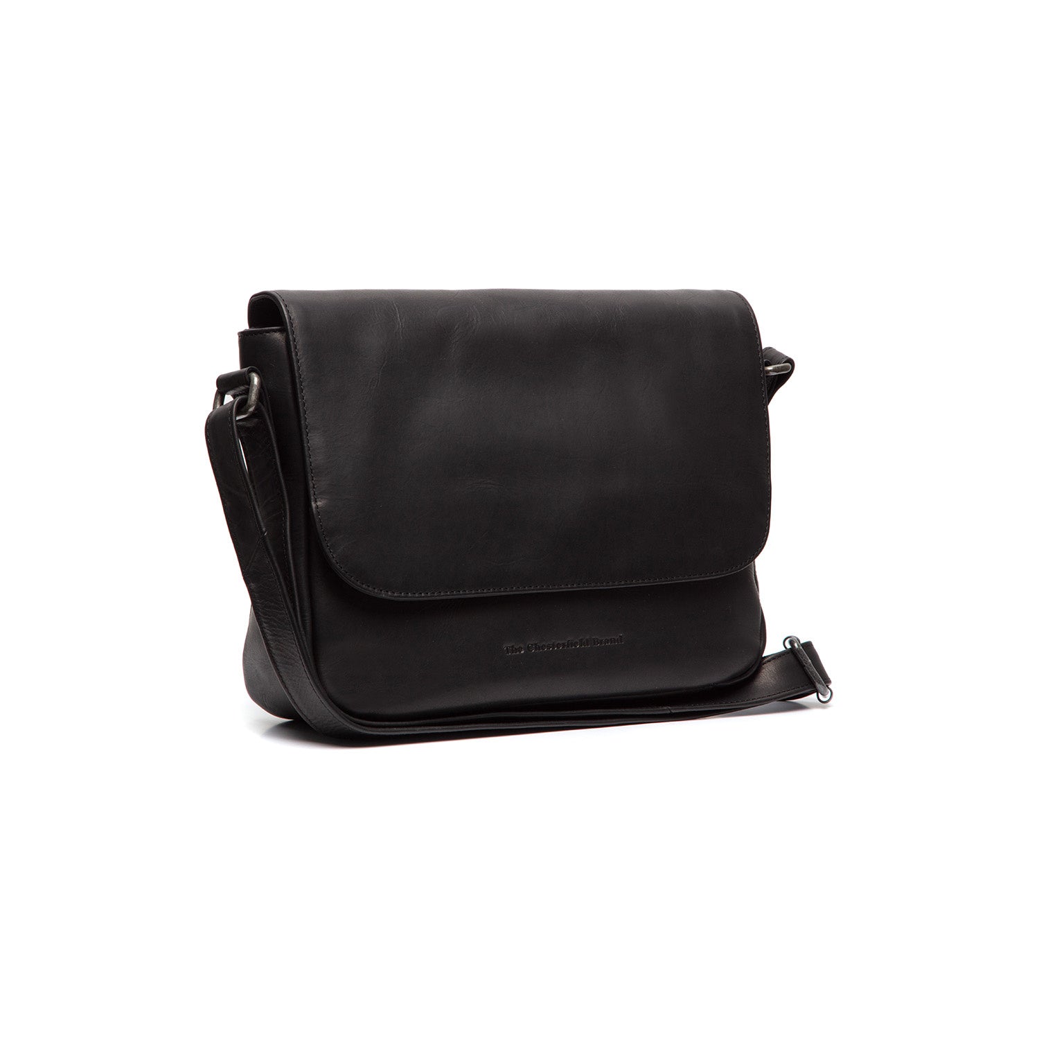 Leather Shoulder Bag Black Montana