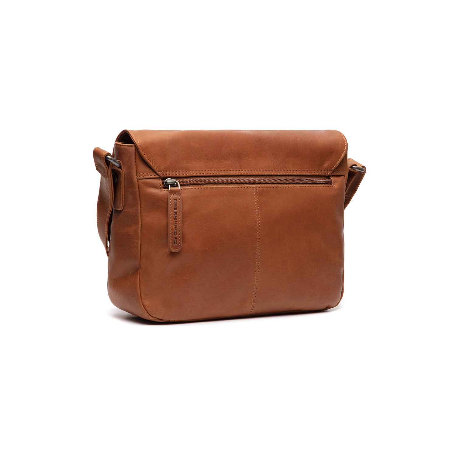 Leather Shoulder Bag Cognac Montana