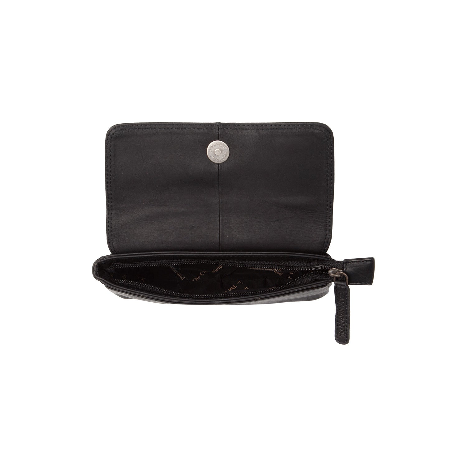 Leather Phone Pouch Black Nelson