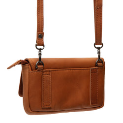 Leather Phone Pouch Cognac Nelson