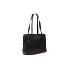 Leather Shoulder Bag Black Bergamo