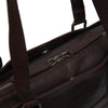 Leather Shoulder Bag Brown Bergamo