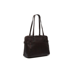 Leather Shoulder Bag Brown Bergamo