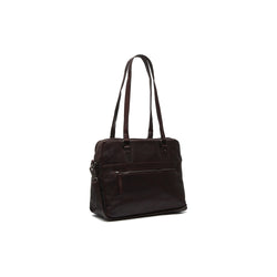 Leather Shoulder Bag Brown Bergamo