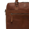 Leather Shoulder Bag Cognac Bergamo