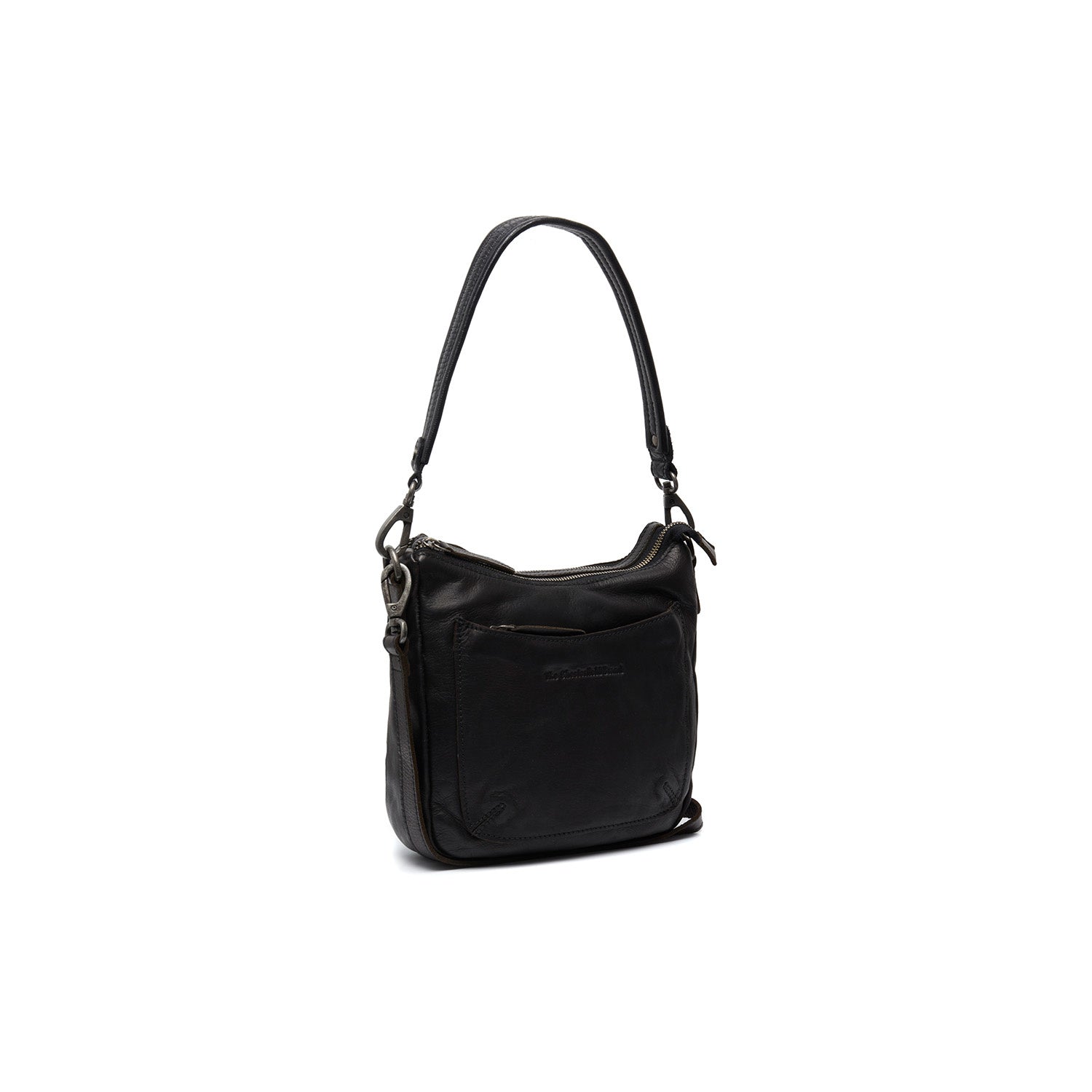 Leather Schoulder bag Black Caroline