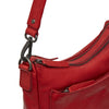 Leather Schoulder bag Red Caroline