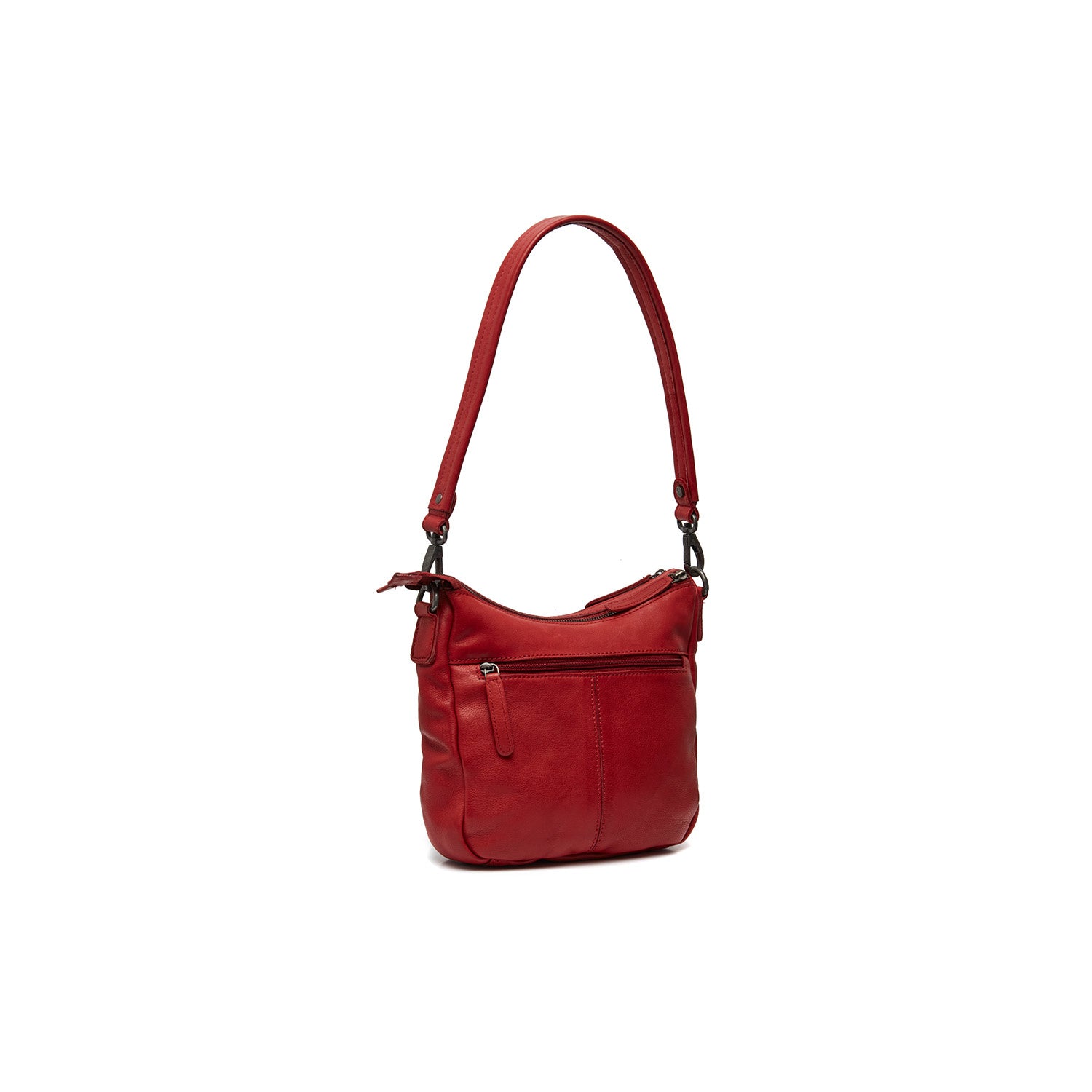 Leather Schoulder bag Red Caroline