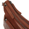 Leather Schoulder bag Cognac Caroline