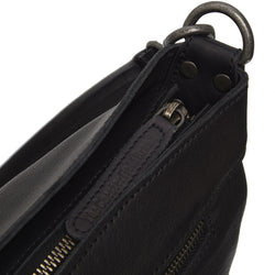 Leather Schoulder bag Black Lucy