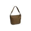 Leather Schoulder bag Olive Green Lucy