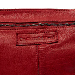 Leather Schoulder bag Red Lucy