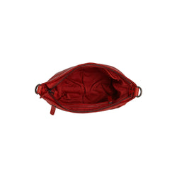 Leather Schoulder bag Red Lucy