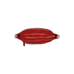 Leather Schoulder bag Red Lucy