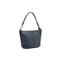 Leather Schoulder bag Navy Lucy