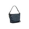 Leather Schoulder bag Navy Lucy