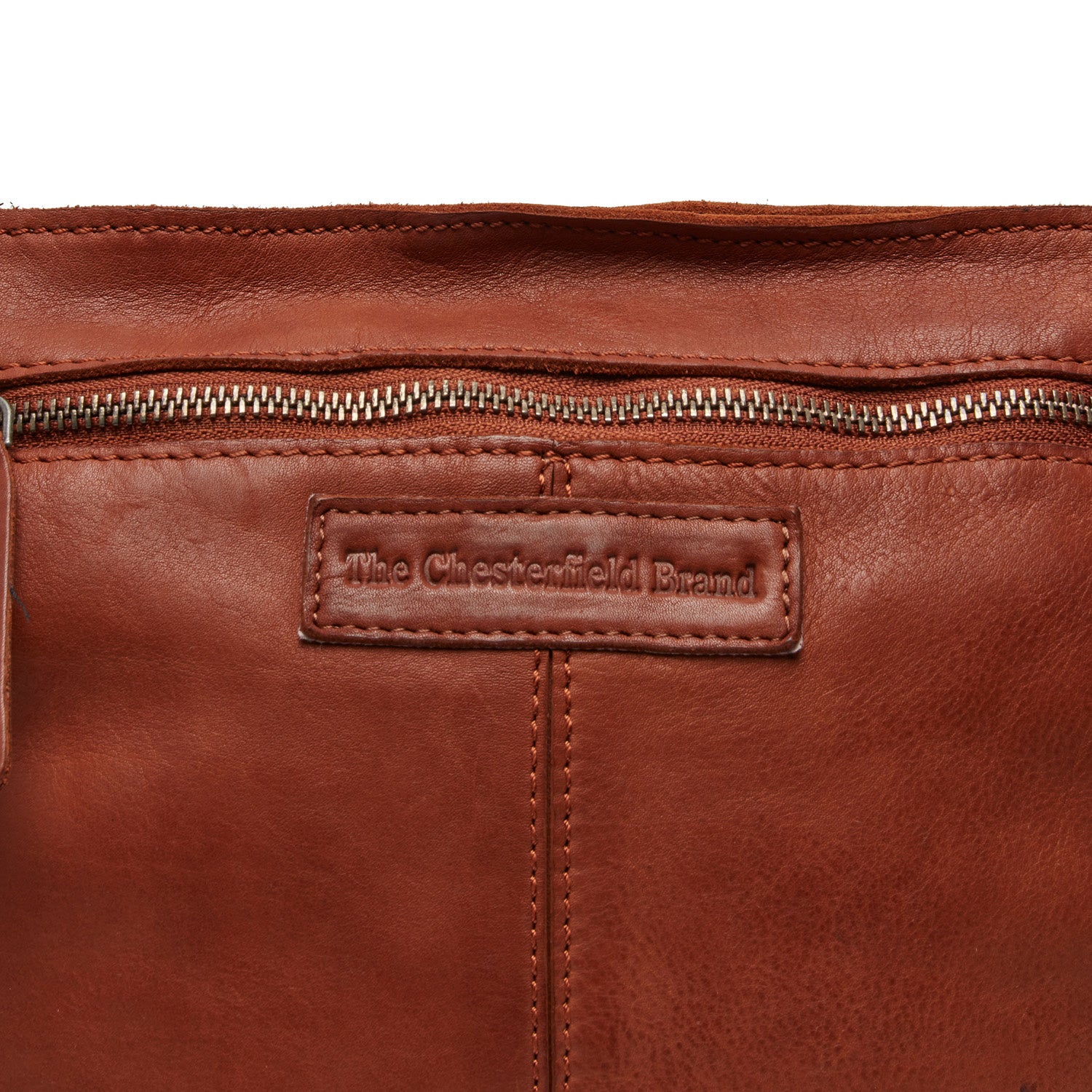 Leather Schoulder bag Cognac Lucy