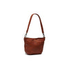 Leather Schoulder bag Cognac Lucy