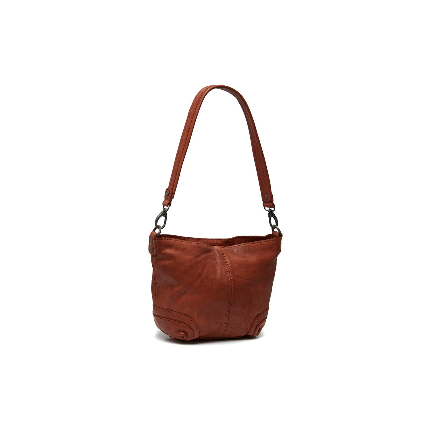 Leather Schoulder bag Cognac Lucy