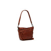 Leather Schoulder bag Cognac Lucy