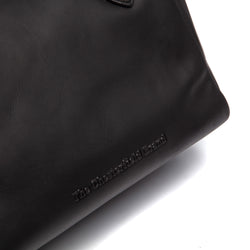 Leather Shoulder Bag Black Chili