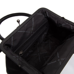 Leather Shoulder Bag Black Chili