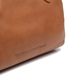 Leather Shoulder Bag Cognac Chili