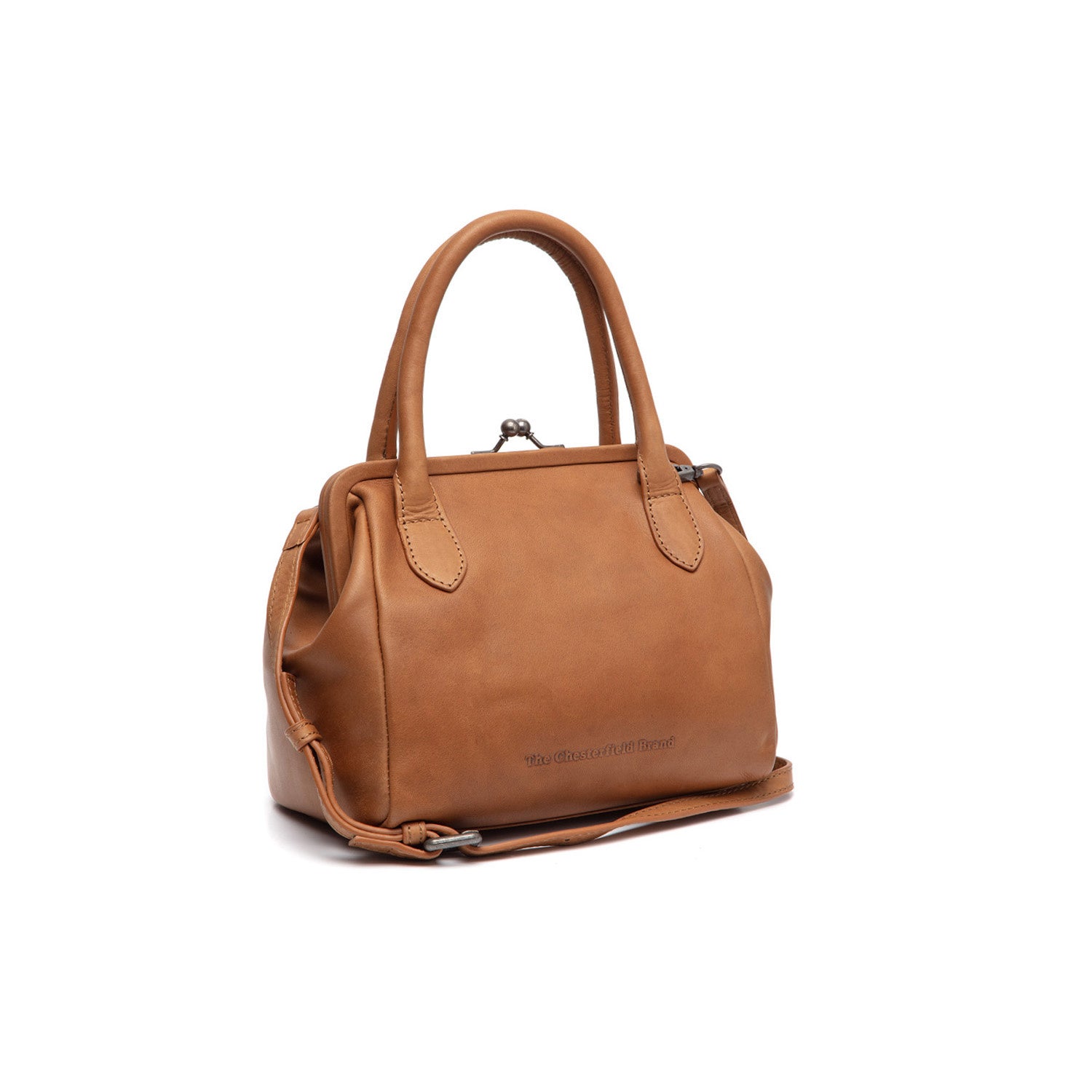 Leather Shoulder Bag Cognac Chili