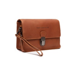 Leather Schoulder bag Cognac Lucca