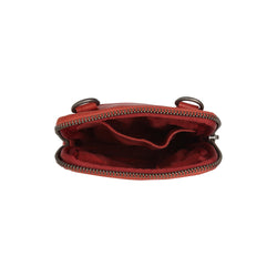 Leather Phone Pouch Red Salta