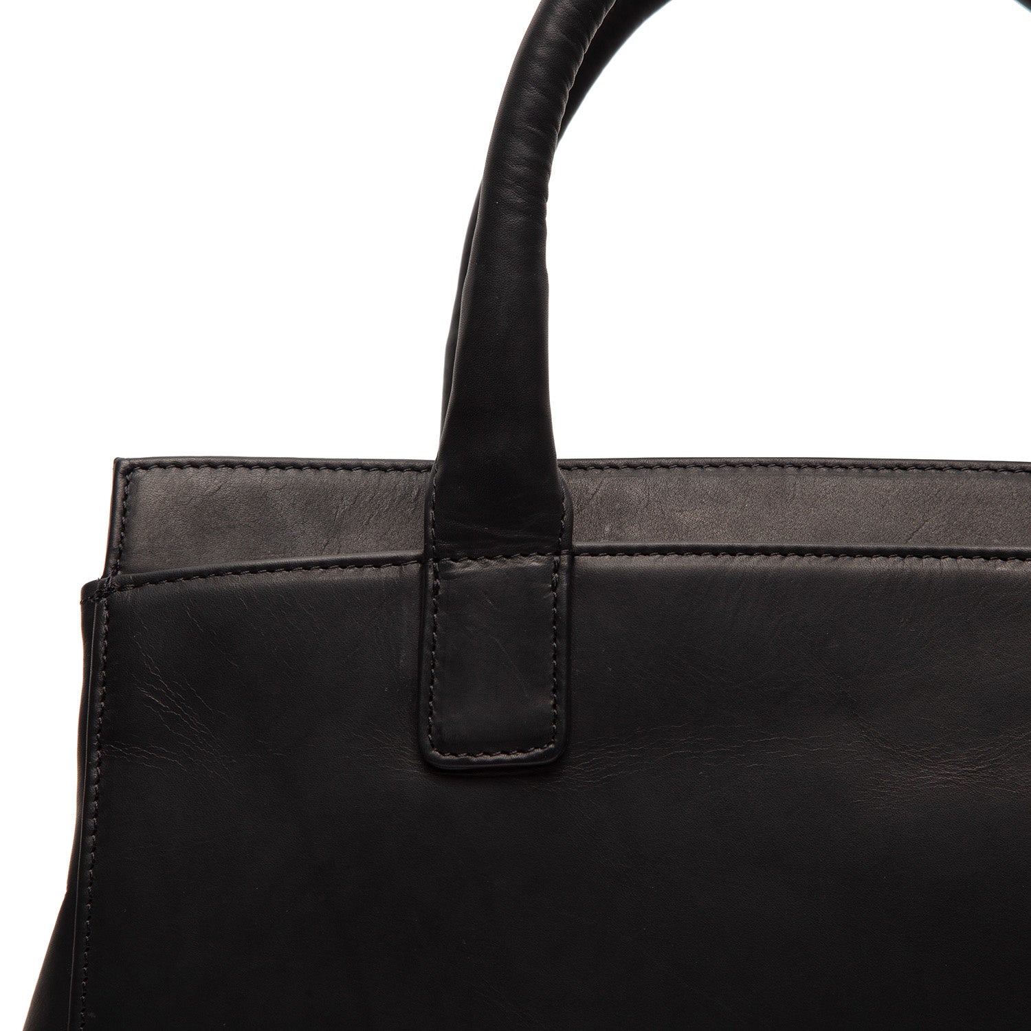 Leather Schoulder bag Black Garda