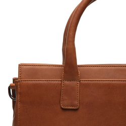 Leather Schoulder bag Cognac Garda