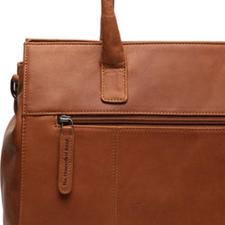 Leather Schoulder bag Cognac Rivera