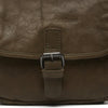 Leather Schoulder bag Olive Green Irma