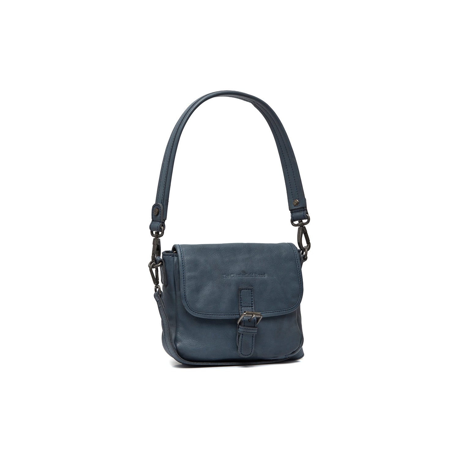 Leather Schoulder bag Navy Irma