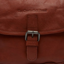 Leather Schoulder bag Cognac Irma