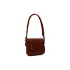 Leather Schoulder bag Cognac Irma