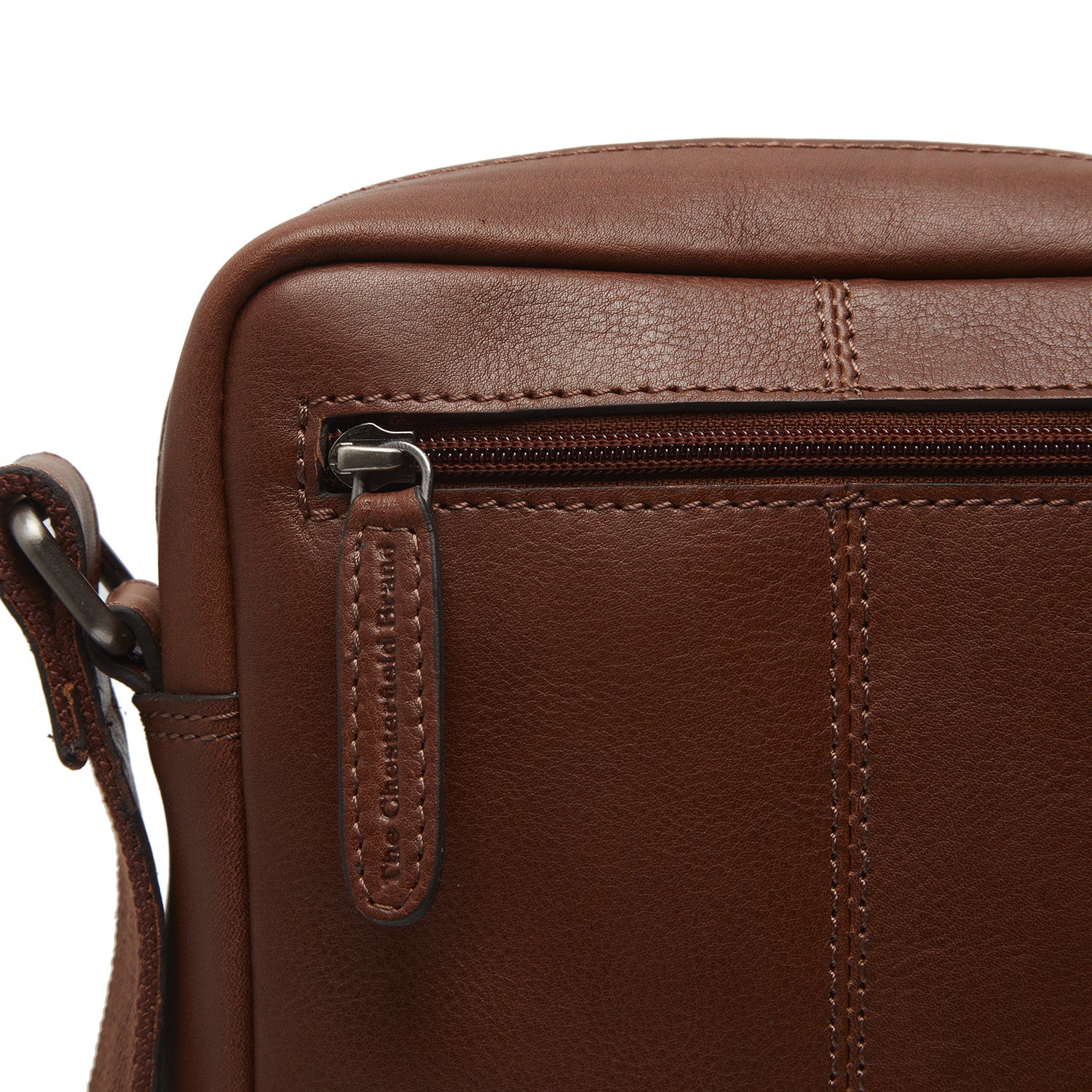 Leather Shoulder bag Cognac Ancona