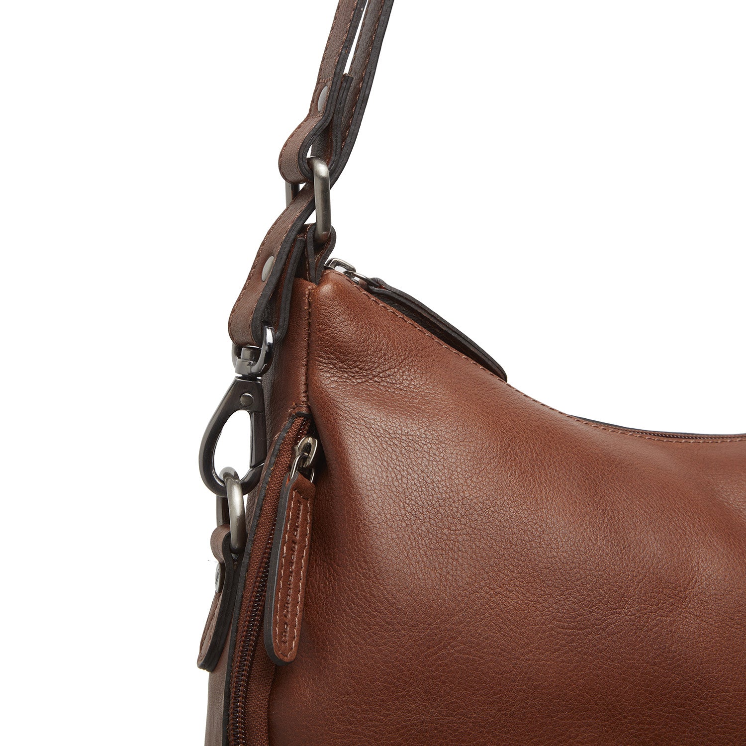 Leather Schoulder bag Cognac Toscano