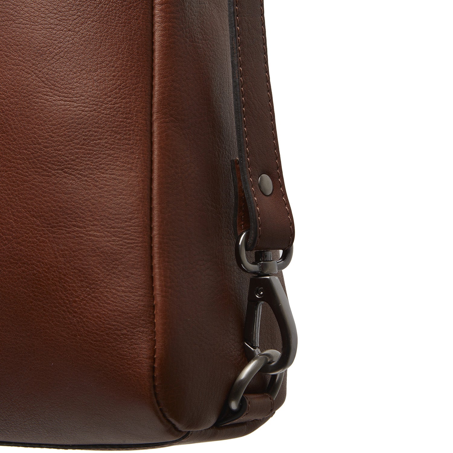 Leather Schoulder bag Cognac Toscano