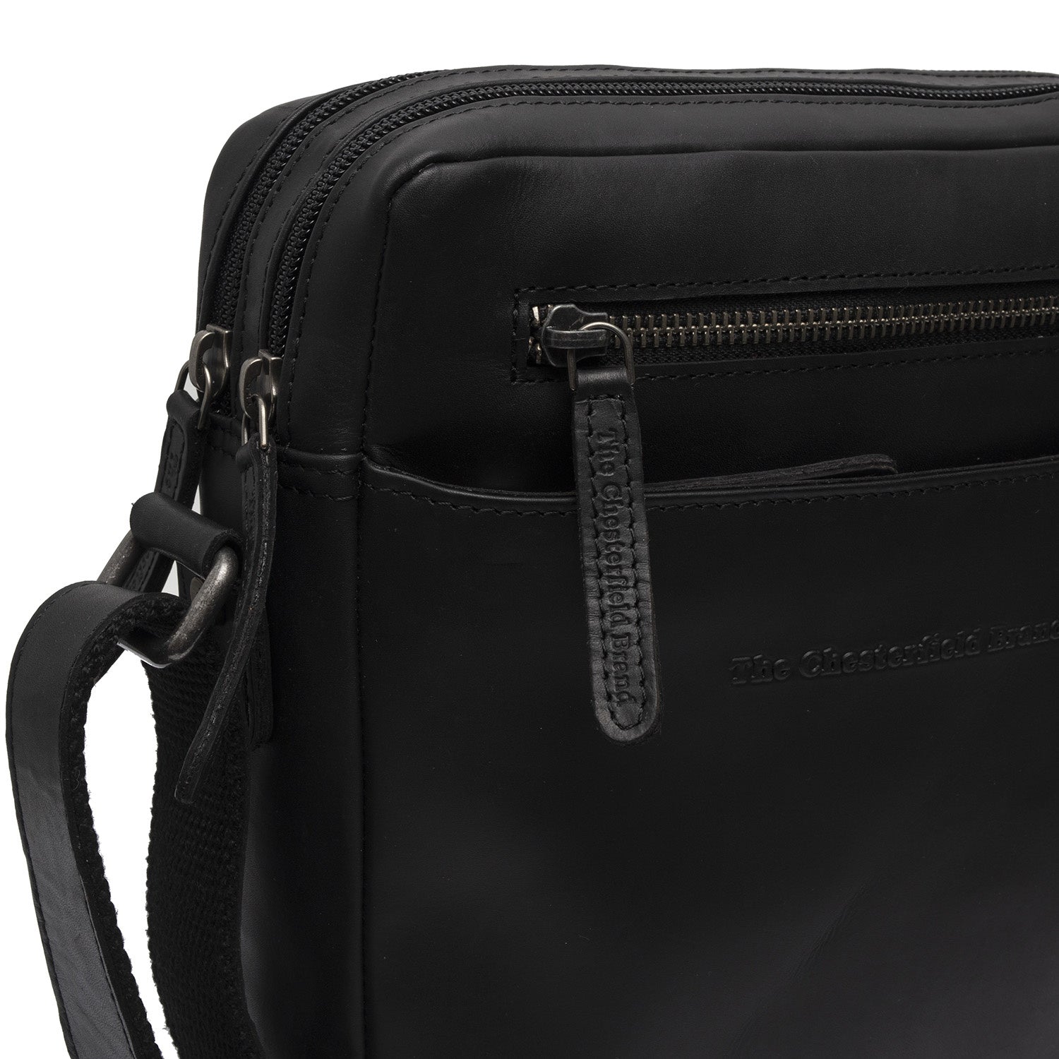 Leather Shoulder Bag Black Arnhem