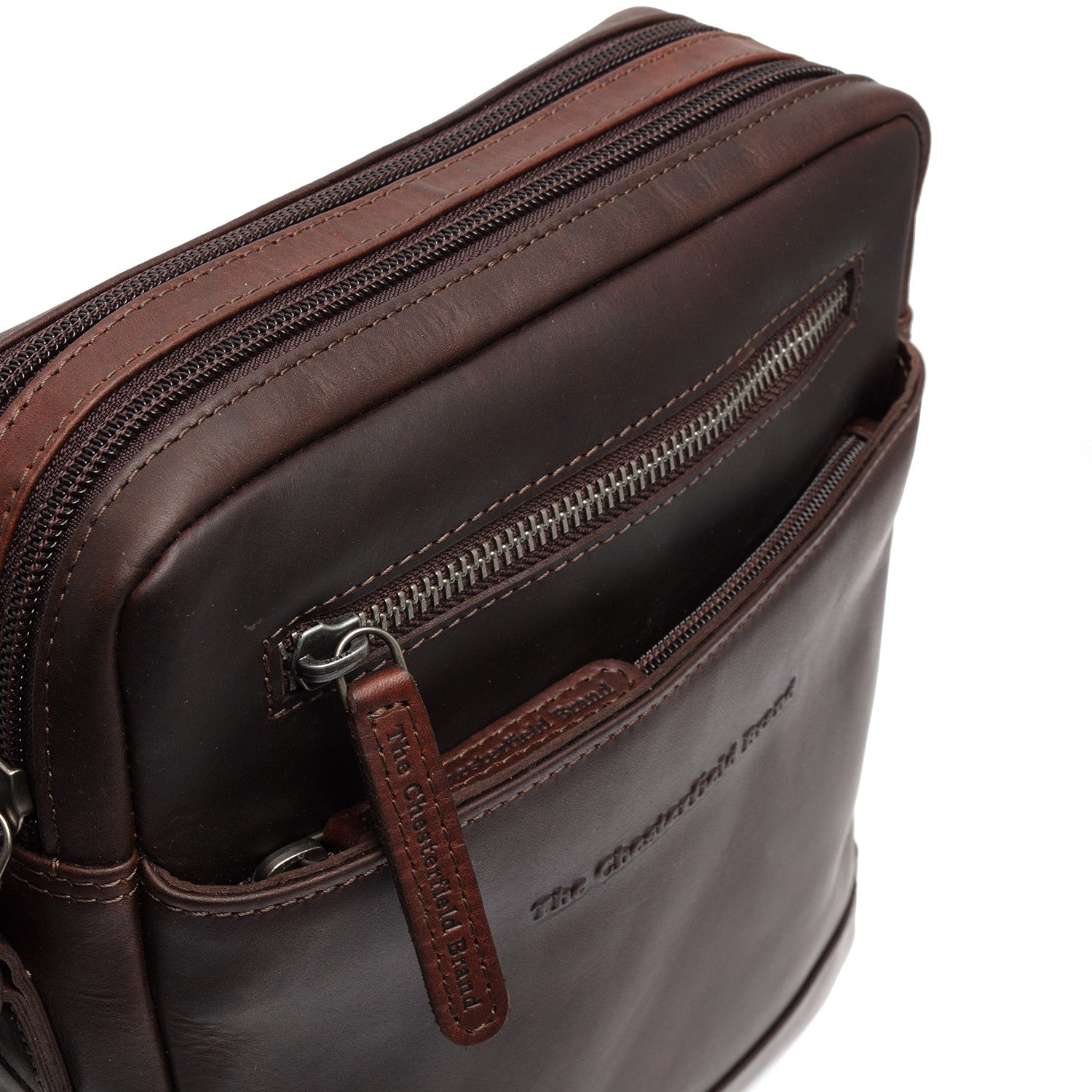 Leather Shoulder Bag Brown Arnhem