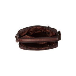 Leather Shoulder Bag Brown Arnhem