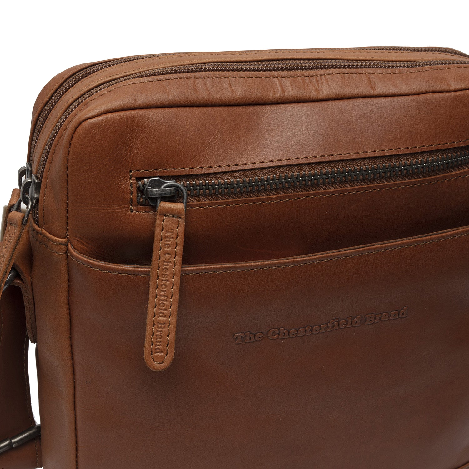 Leather Shoulder Bag Cognac Arnhem