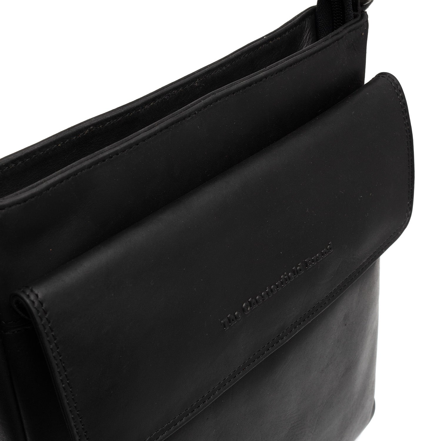 Leather Shoulder Bag Black Essen