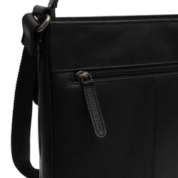 Leather Shoulder Bag Black Essen