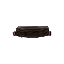 Leather Shoulder Bag Brown Essen