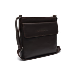 Leather Shoulder Bag Brown Essen